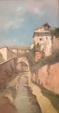 1 Vista de Granada con el Darro. Emilio Alvarez Ayom alias Moya Granada